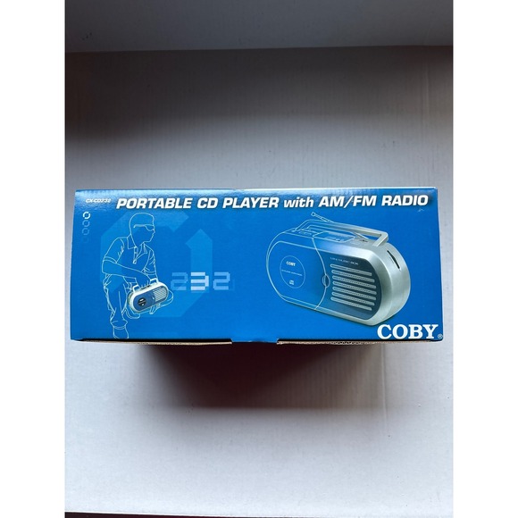 Coby CX-CD232 Portable CD Player‎ with AM/FM Radio Mini Music Box New In Box - Picture 2 of 5